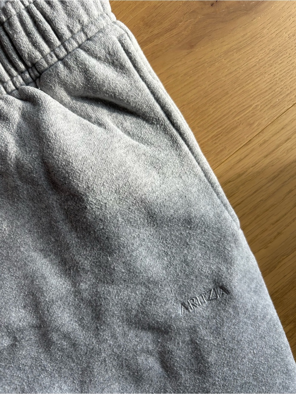 Aritzia Mega Fit Sweatfleece Grey Joggers